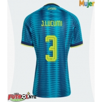 Camiseta Colombia Jhon Lucumi #3 Visitante Equipación para mujer Mundial 2026 manga corta